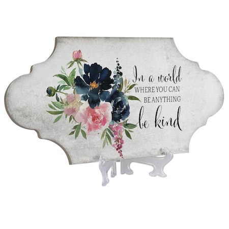 Cottage Garden In The World, Be Kind Ceramic Tile TLAB5W